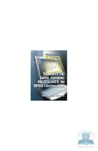Tehnici De Data Mining Rezolvate In Spss Clementine