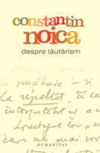 Despre lautarism de Constantin Noica