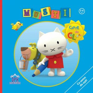 Musti - Carte de colorat 3-4 ani