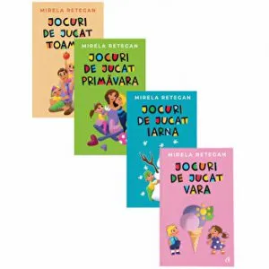 Pachet Jocuri de jucat. Vara. Iarna. Primavara. Toamna de Mirela Retegan