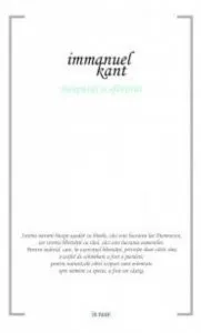 Inceputul si sfarsitul de Immanuel Kant