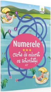Numerele. Carte de colorat cu activitati