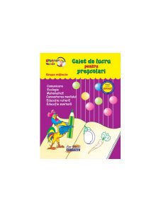 Grădinița veselă. Caiet de lucru pentru preșcolari. Grupa mijlocie