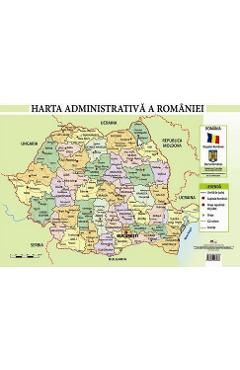 Harta administrativa a Romaniei