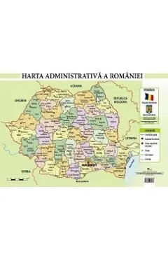 Harta administrativa a Romaniei