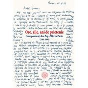 Ore, zile, ani de prietenie. Corespondenta 1964-2000