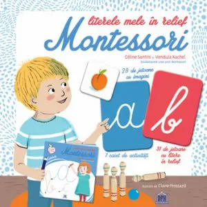 Literele mele in relief Montessori de Celine Santini