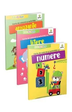 Pachet Carti de colorat si alte activitati pentru copii 1
