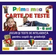 Prima mea carte de teste Jocuri si teste de inteligenta pentru copiii de gradinita de Diana Rotaru