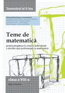 Teme de matematica clasa a VIII-a semestrul II 2014-2015 de Petrus Alexandrescu