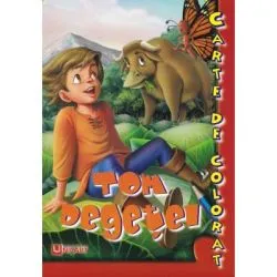 Tom Degetel. Carte de colorat A5
