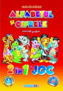 Alfabetul si cifrele. Exercitii grafice 2 in 1 joc