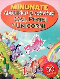 Cai, ponei și unicorni (50 abțibilduri)