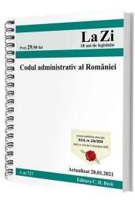 Codul administrativ al României. Actualizat la 28.01.2021 (ediția Spiralată)