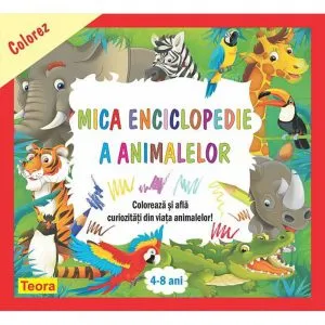 Colorez mica enciclopedie a animalelor de Diana Rotaru