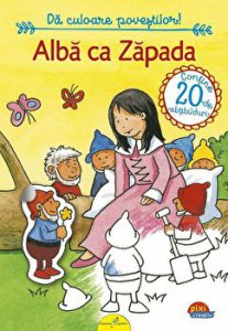 Da, culoare povestilor! Alba ca zapada. Contine 20 de abtibilduri