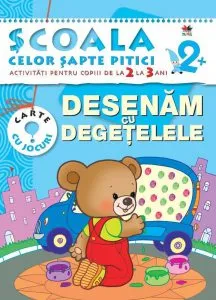 Desenam cu degetelele. Activitati pentru copiii de la 2 la 3 ani - carte cu jocuri