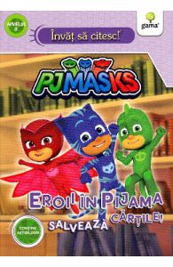 Eroii in Pijama salveaza cartile. Invat sa citesc. Nivelul 0