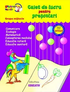 Gradinita vesela - Caiet de lucru pentru prescolari, Grupa mijlocie