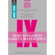 Teme supliment. Gazeta Matematica. Clasa a 9-a