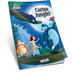 Cartea junglei. Carte de colorat A5 ilustrata