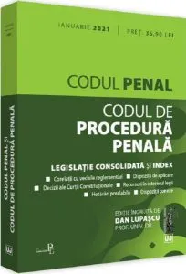 Codul penal și codul de procedură penală: ianuarie 2021