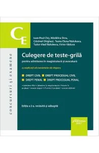 Culegere de teste-grilă pentru admiterea în magistratură și avocatură de Cristinel Ghigheci