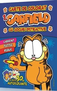 Garfield - Carte de colorat cu jocuri distractive, Vol. 1