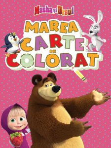 Masha si ursul. Cartea carte de colorat