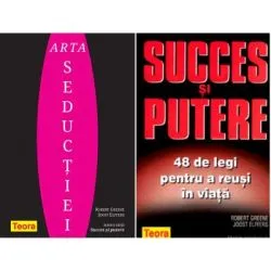Pachet format din doua titluri Arta seductiei, Succes si putere. 48 de legi pentru a reusi in viata de Robert Greene