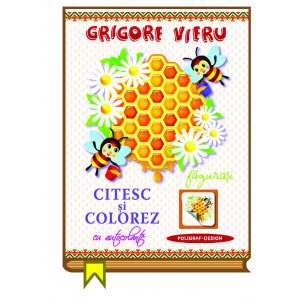 Citesc si colorez cu autocolante- Fagurasi