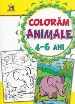 Colorăm animalele. 4-6 ani