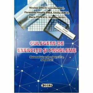 Culegere de exercitii si probleme. Matematica pentru clasa a VI-a, Semestrul I