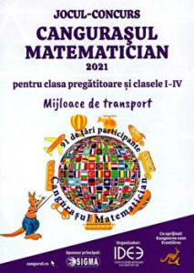 Revista Cangurasul Matematician 2021 Mijloace de transport pentru clasa pregatitoare si clasele IIV