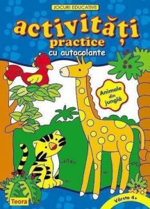 Activitati practice cu autocolante - in jungla