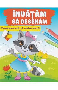 Contureaza si coloreaza. Invatam sa desenam