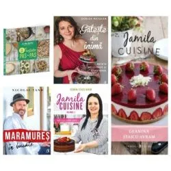 Pachet format din 5 titluri Jamila Cuisine Carte de bucate, Cele mai iubite retete, Gateste din inima de Geanina Staicu-Avram