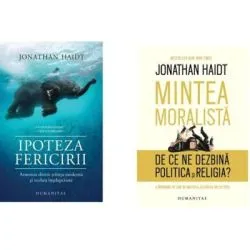 Pachet Ipoteza fericirii si Mintea moralista de Johathan Haidt