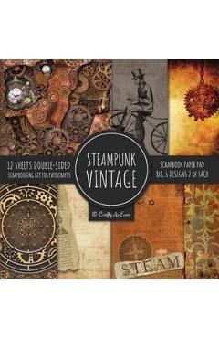 Vintage Steampunk Scrapbook Paper Pad