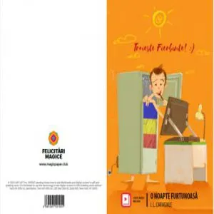 Felicitare - O noapte furtunoasa de I. L. Caragiale