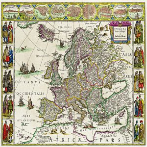 Harta Europa 1630