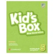 Kid's Box New Generation Level 5 Activity Book with Digital Pack de Caroline Nixon