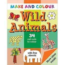 Make and Colour Wild Animals de Clare Beaton