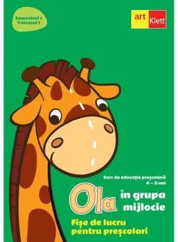 OLA în grupa mijlocie. Fișe de lucru pentru preșcolari (4-5 ani). Semestrul 1. Vol. 1