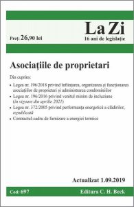Asociațiile de proprietari (actualizat la 1.09.2019)