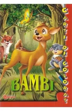 Bambi. Carte de colorat