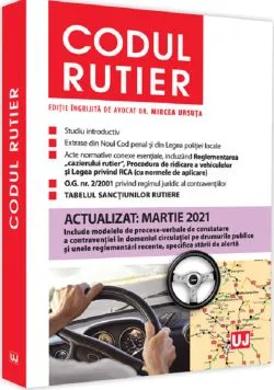 Codul rutier Act. martie 2021