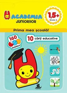 Cutie Academia juniorilor. Prima mea scoala! 10 carti educative de Ilona Bakse