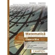 Matematica. Probleme si exercitii. Teste. Clasa a 9-a. Semestrul 1. Servicii, resurse, tehnic de Marius Burtea