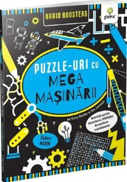 Puzzle-uri cu mega masinarii. Brain Boosters de Ste Johnson